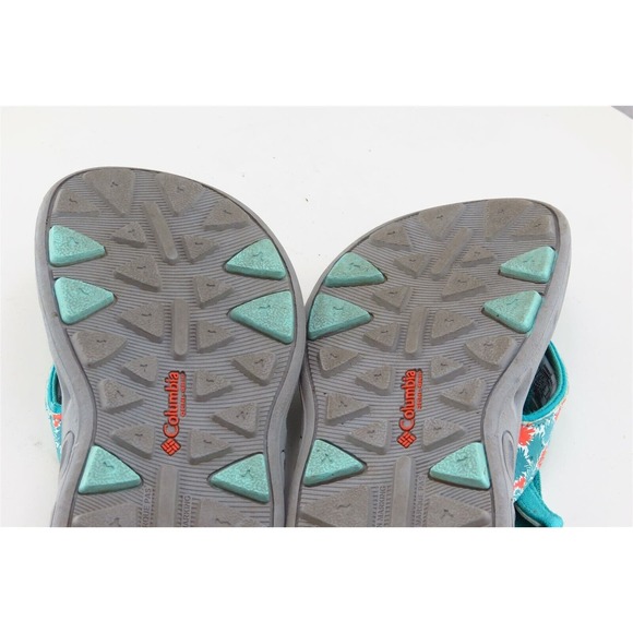 Columbia Toddler Girls 10 Medium Blue Flip Flop Synthetic - Picture 7 of 7